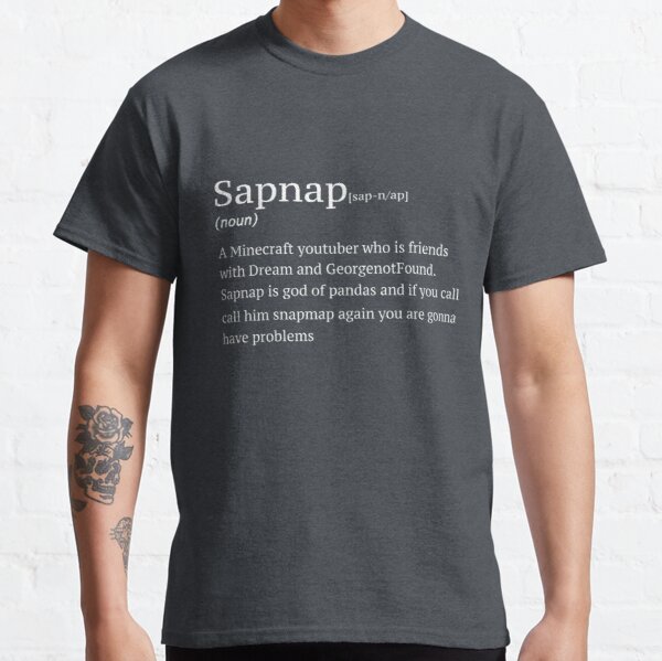 Sapnap definition Classic T-Shirt RB0909 product Offical Sapnap2 Merch