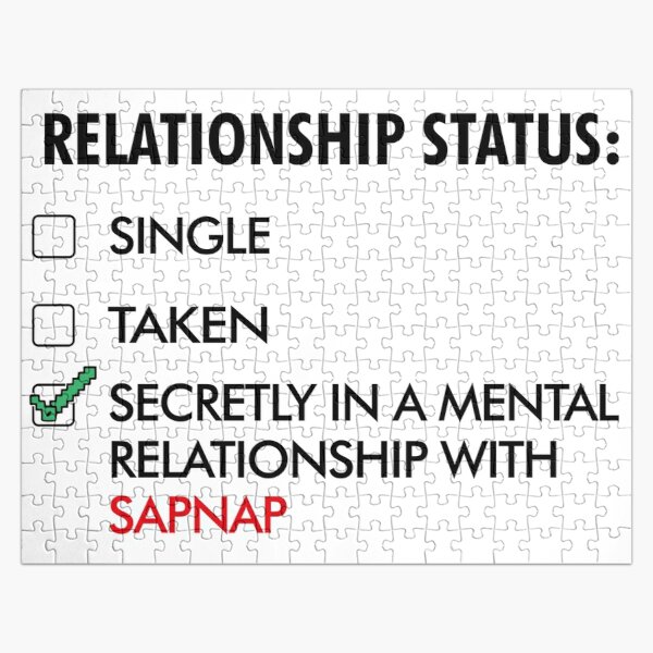 Secretly in mental Relationship with Sapnap Jigsaw Puzzle RB0909 product Offical Sapnap Merch